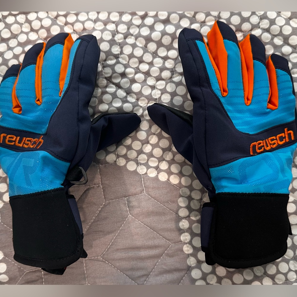 Reusch ski gloves 4/5 toddler